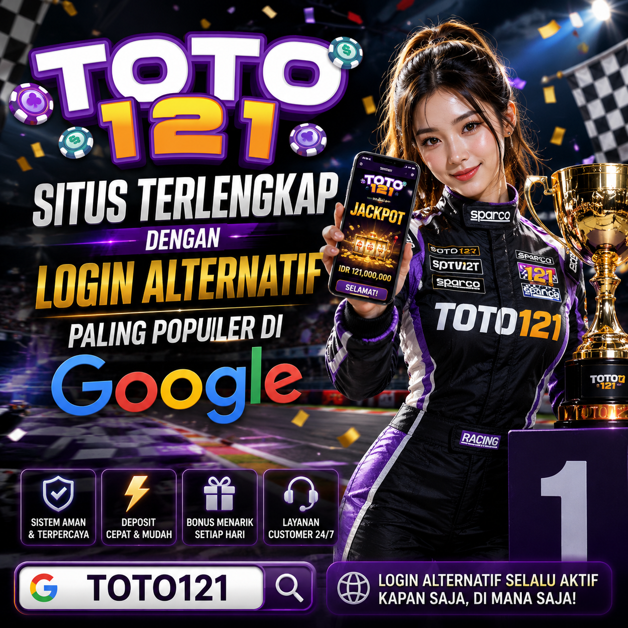 TOTO121 Situs Terlengkap dengan Login Alternatif Paling Populer di Google